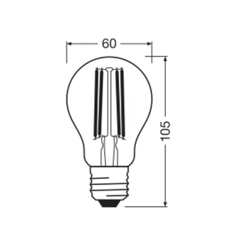 OSRAM LED Classic, żarnik, E27, 5 W, 1055 lm, 4000 K
