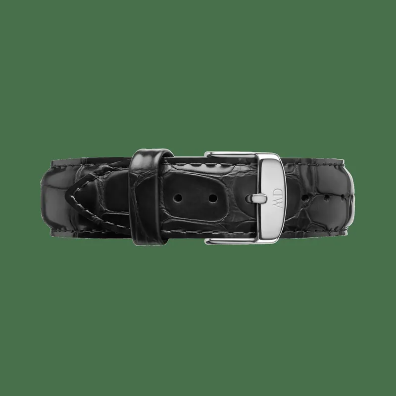 Daniel Wellington DW Strap Leather Reading 14mm Silver
