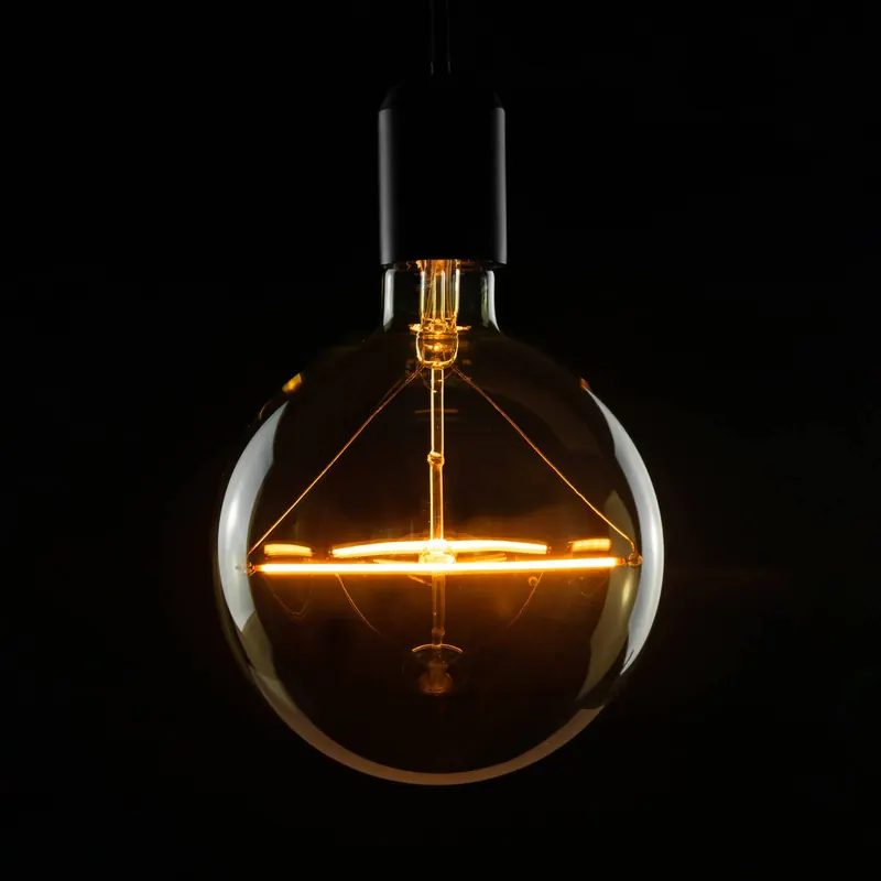 E27 5W żarówka globe kulista LED Ø15cm vintage złota 1,900K