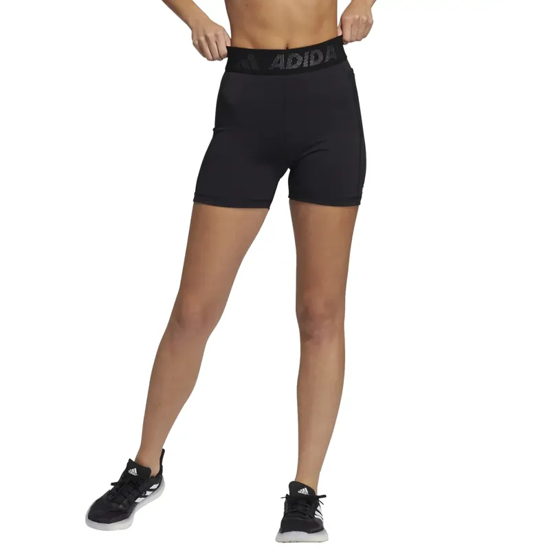 adidas Techfit Badge Of Sport Short Tights GL0689, Damskie, Czarne, spodenki, poliester, rozmiar: XXL