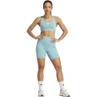 Adidas Performance Workout Essentials 3-stripes High Waisted Short  Maat: M | Korte Broeken Outlet | Dames | Blauw