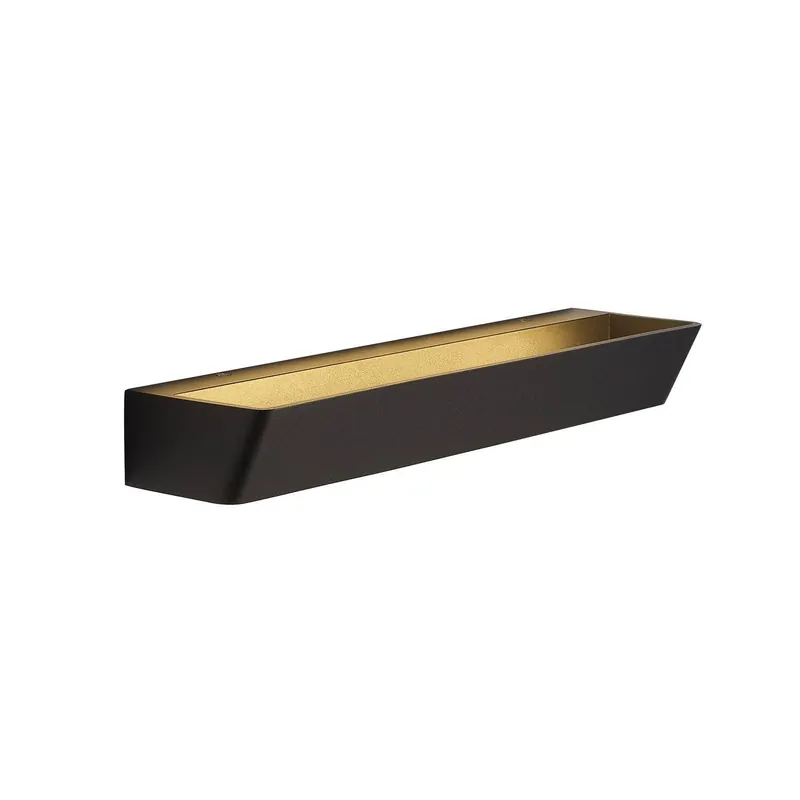 Kinkiet LED Altea, szerokość 37 cm, czarny, góra/dół, aluminium