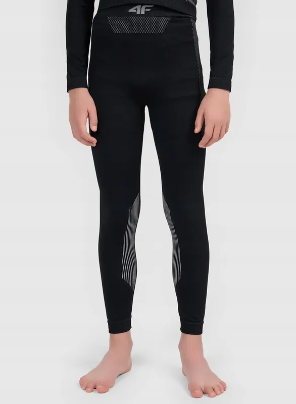 4F Legginsy termiczne bielizna M331 SKI UNDERWEAR czarna (128/134)