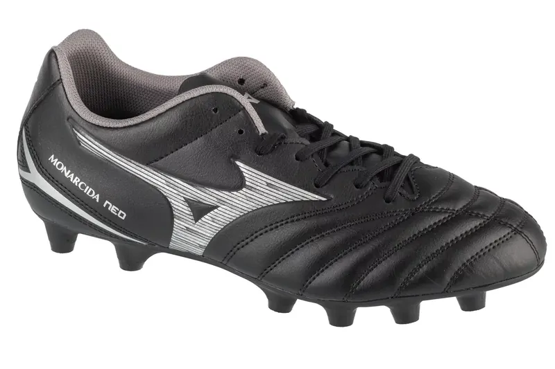 Mizuno Monarcida Neo III FG P1GA242503, Męskie, Czarne, buty piłkarskie - korki, skóra syntetyczna, rozmiar: 46