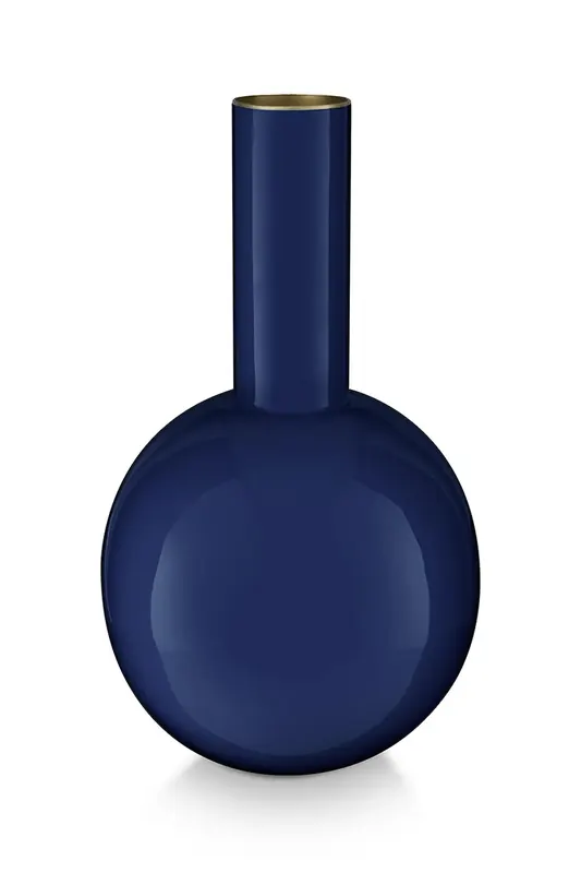 Pip Studio wazon dekoracyjny Small Dark Blue 15 x 26 cm