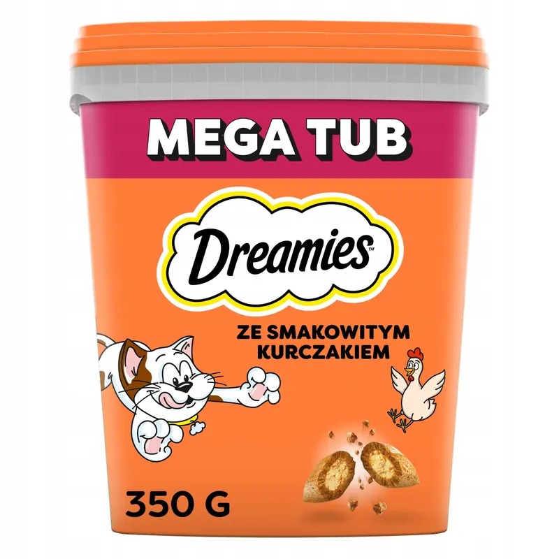Dreamies przysmaki dla kota z kurczakiem 350 g