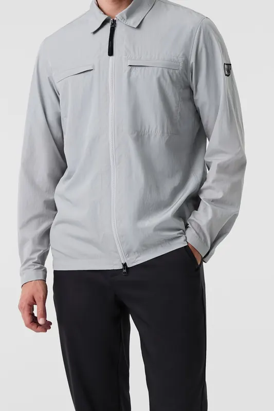 AlphaTauri Olum V1.y9.01 Jacket Cloud Grey Maat: XXL | Lichte Jassen Outlet | Heren | Grijs