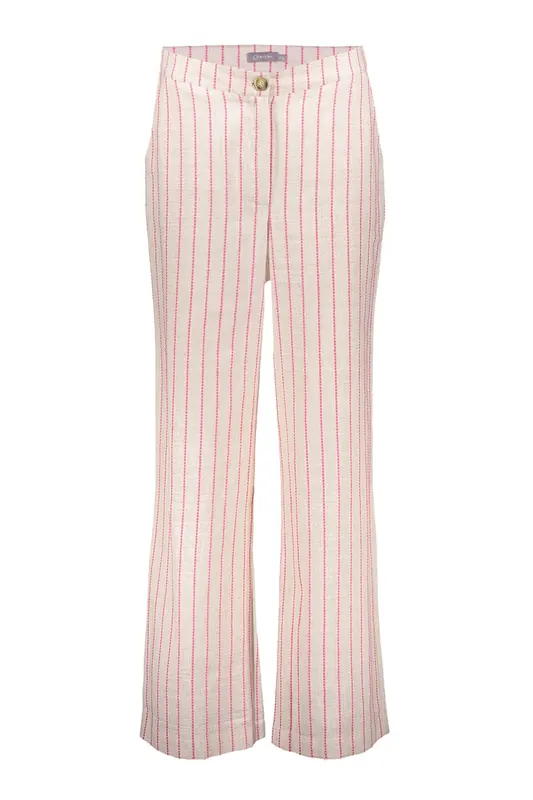 Geisha Pants Sand/pink Maat: 2XL | Pantalons Outlet | Dames | Roze