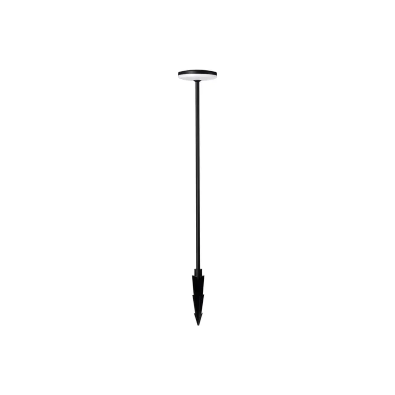 Lampa z grotem ziemnym LED Helen, czarna