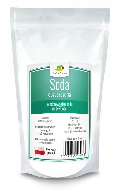 Soda Oczyszczona Spożywcza wodorowęglan sodu 5KG