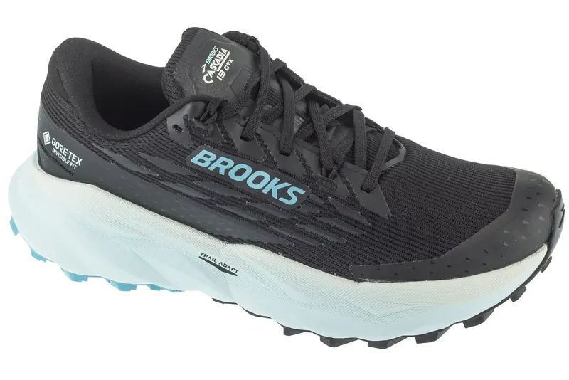Brooks Cascadia 19 GTX 1204451B010, Damskie, Czarne, buty do biegania, tkanina, rozmiar: 36,5