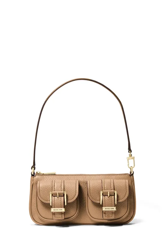Michael Kors Small Convertible Pouchette Husk Maat: OS | Handtassen Outlet | Dames | Beige
