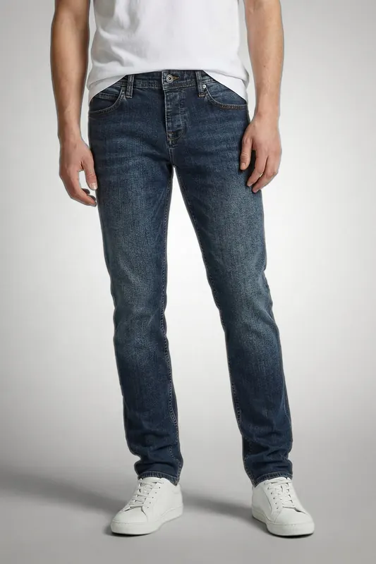McGregor Denim Pant Dark Blue Denim Maat: W32L34 | Jeans Outlet | Heren | Blauw