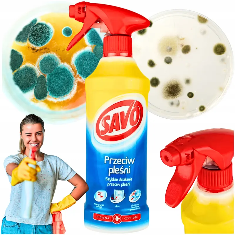 Savo Na Pleśń I Grzyby W Sprayu 500 ML Mocny Środek Do Łazienki