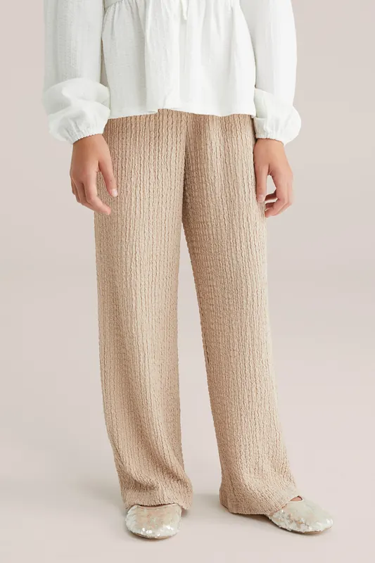 We Fashion Trouser Beige Maat: 140 | Broeken Outlet | kids | Beige