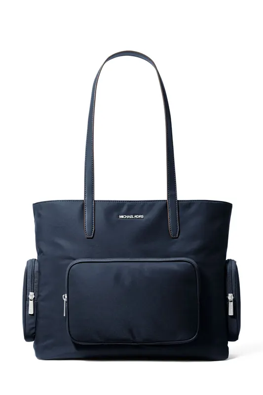 Michael Kors Large Nylon Tote Bag Navy Maat: OS | Handtassen Outlet | Dames | Blauw