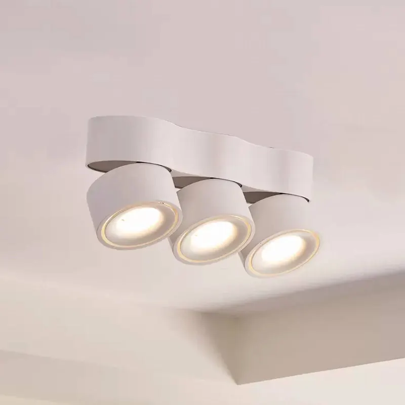 Arcchio reflektor sufitowy LED Rotari, soczewki, 3-punktowy, biały
