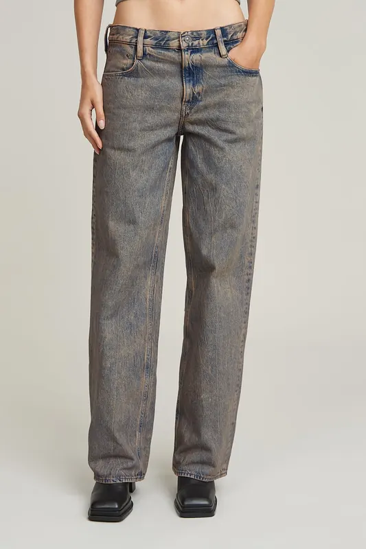 G-Star Judee Loose Medium Blue Maat: W28L32 | Straight Jeans Outlet | Dames | Blauw