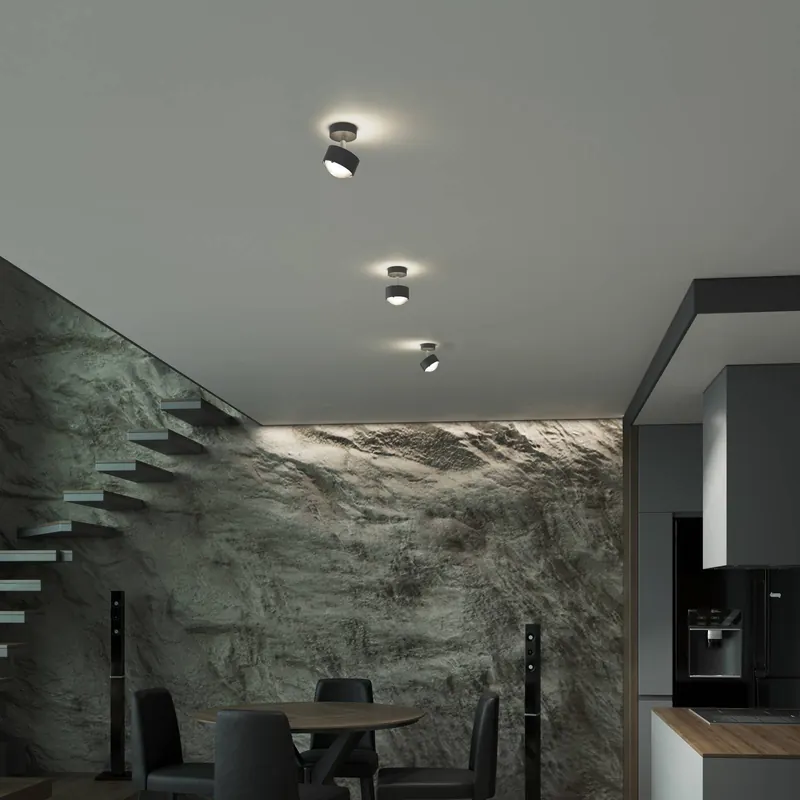 Puk! 80 Turn up/downlight matowy antracyt