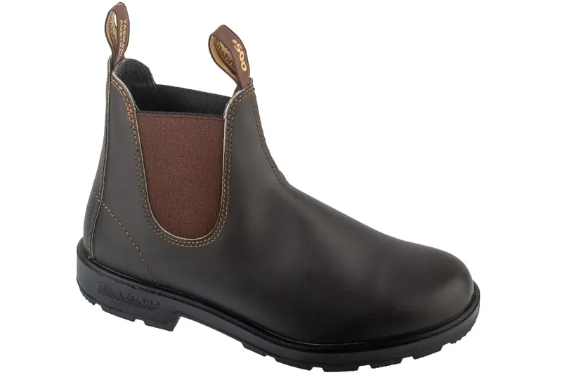 Blundstone Elastic Sided Boot 500-BROWN, Unisex, Brązowe, sztyblety, skóra licowa, rozmiar: 48