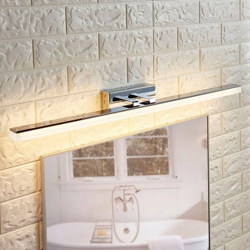 Lucande kinkiet LED do łazienki Julie, 75cm, chrom, metal, IP44