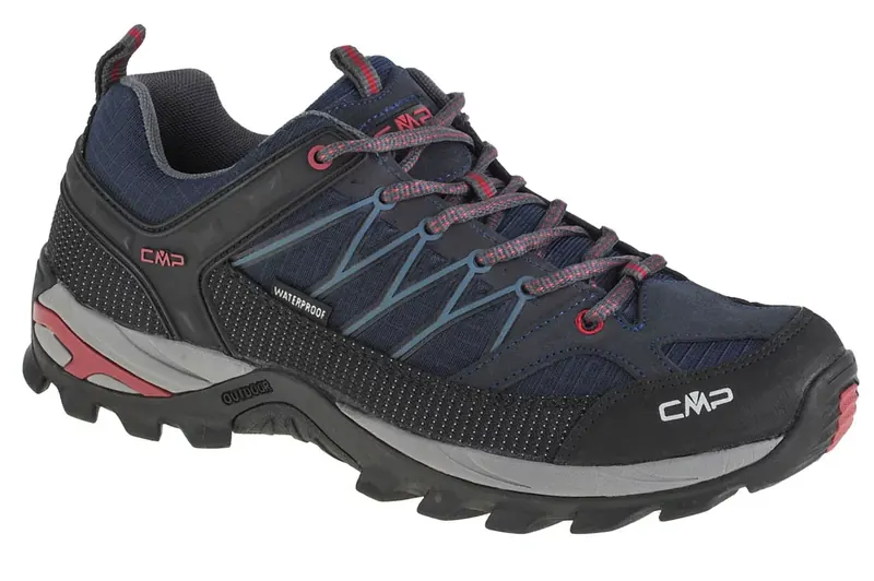 CMP Rigel Low 3Q54457-62BN, Męskie, Granatowe, buty trekkingowe, skóra zamszowa, rozmiar: 41