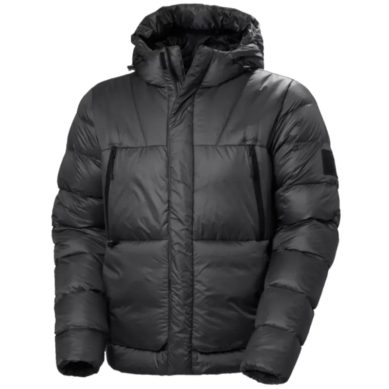Helly Hansen W22 Arc Down Jacket 53861-990, Męskie, Czarne, kurtki zimowe, poliamid, rozmiar: L