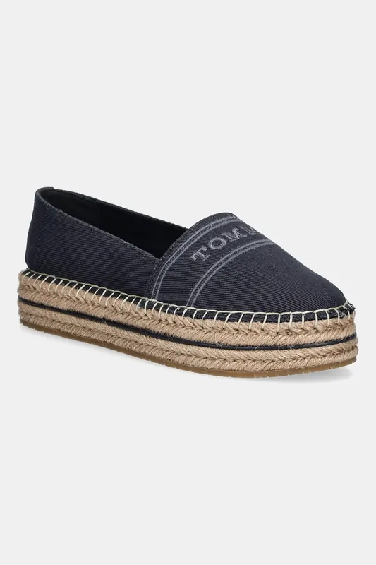 Tommy Hilfiger espadryle DENIM PLATFORM ESPADRILLE