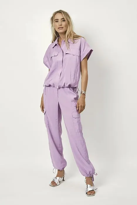 Dante6 Aesthetic Parachute Pants Fondant Pink Maat: 42 | Cargobroeken Outlet | Dames | Roze