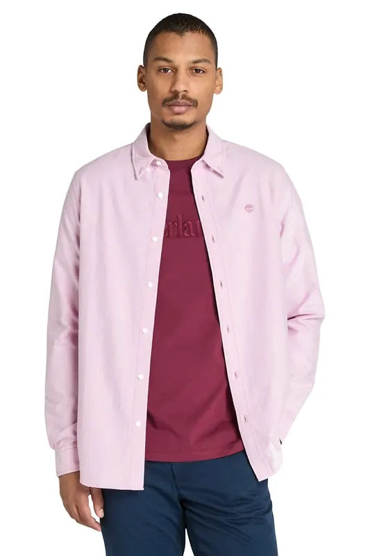 Timberland Oxford Striped Shirt Polignac Yd Maat: XL | Zakelijke Overhemden Outlet | Heren | Roze