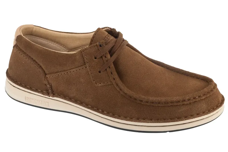 Birkenstock Pasadena 1030852, Unisex, Brązowe, półbuty, skóra welurowa, rozmiar: 41
