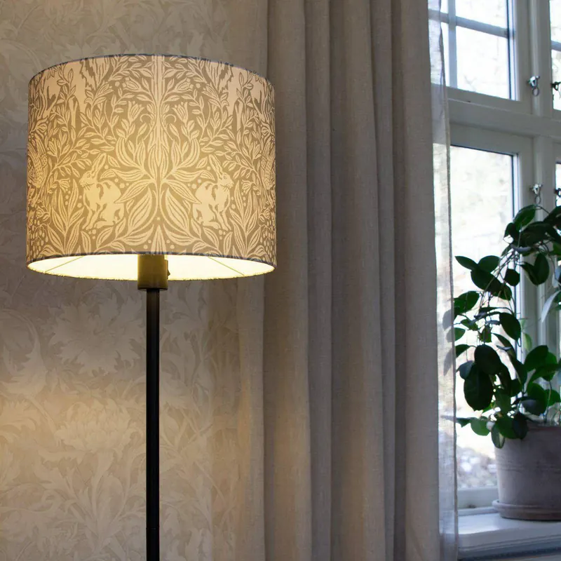 Lampa stojąca Amy, Eldertree zielona/czarna, wysokość 150 cm, E27