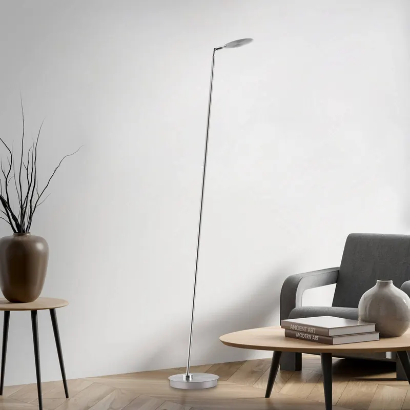 Lampa stojąca LED Paul Neuhaus Akku-Bente, szara, CCT, USB-C