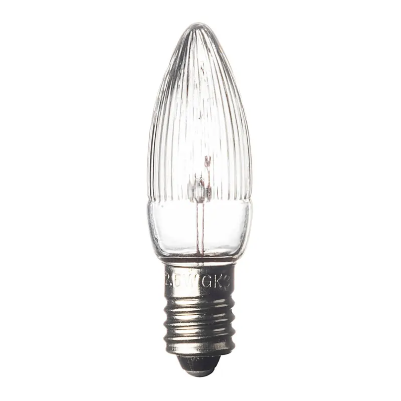 E10 3W 14V lampki świece opakowanie 3 szt