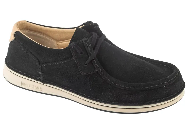 Birkenstock Pasadena 1029658, Unisex, Czarne, półbuty, skóra welurowa, rozmiar: 37