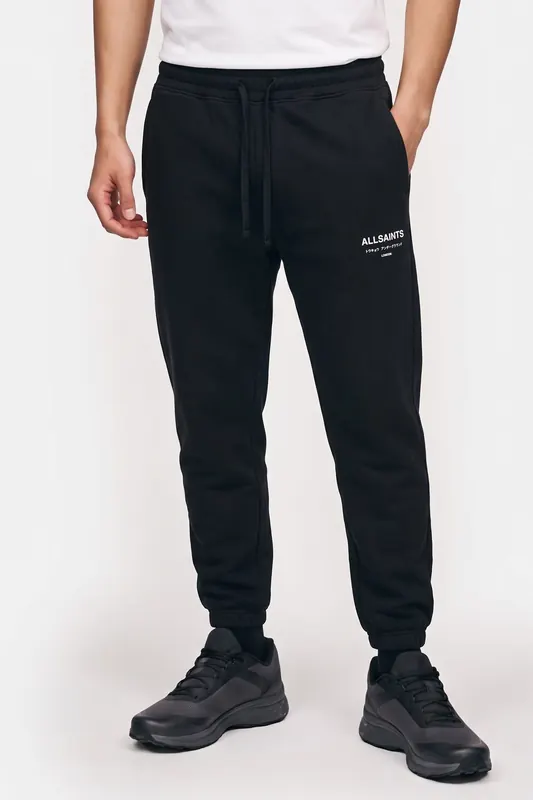 AllSaints Undrgrnd Sweatpant Jet Black Maat: XXL | Joggingbroeken Outlet | Heren | Zwart