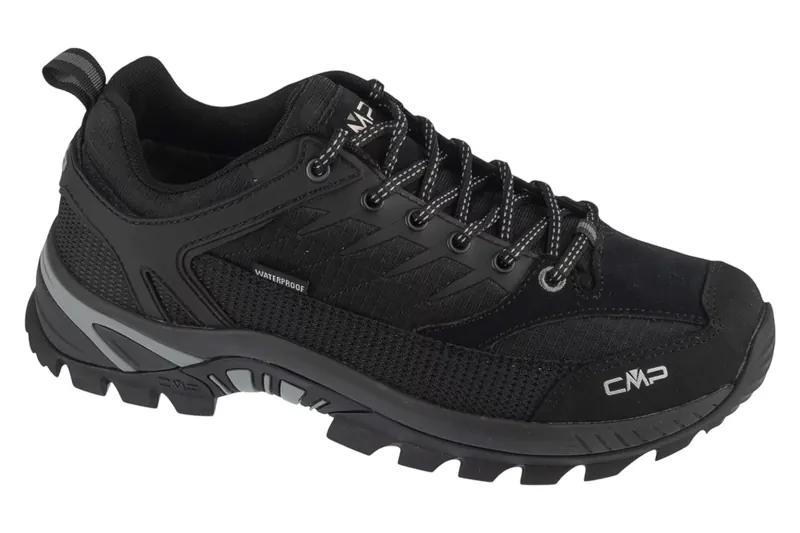 CMP Rigel 2.0 Low WP 3Q15467-14UV, Męskie, Szare, buty trekkingowe, skóra zamszowa, rozmiar: 41
