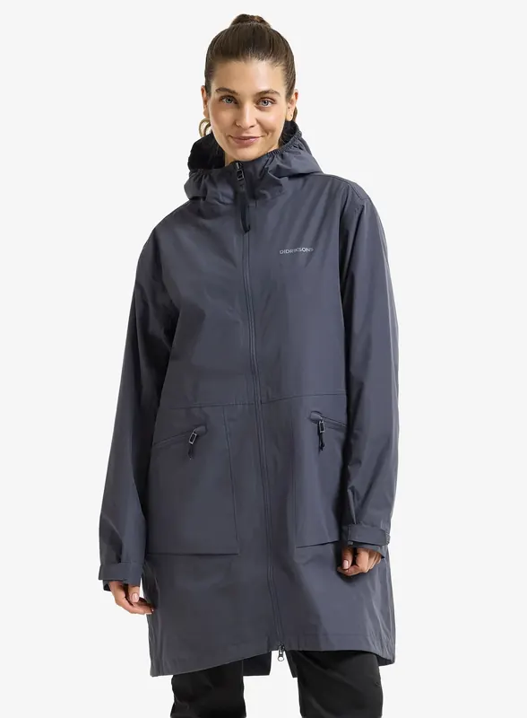 Parka przeciwdeszczowa damska Didriksons Eliana Parka sleepy blue 38 (M)