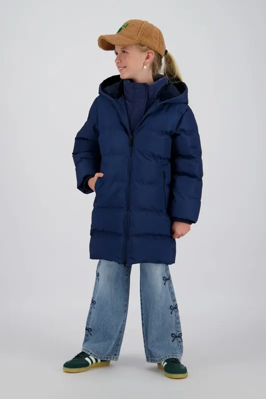 Vingino Girls Tanja Jacket Outdoor Dark Blue Maat: 14 | Jassen Outlet | kids | Blauw