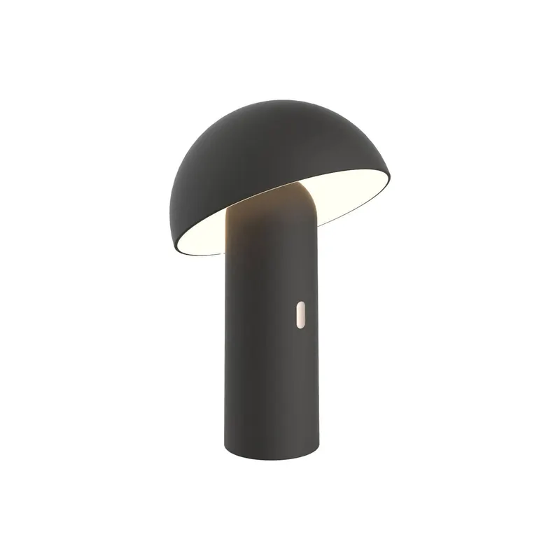 Aluminor Capsule Lampa stołowa LED, mobilna, czarna
