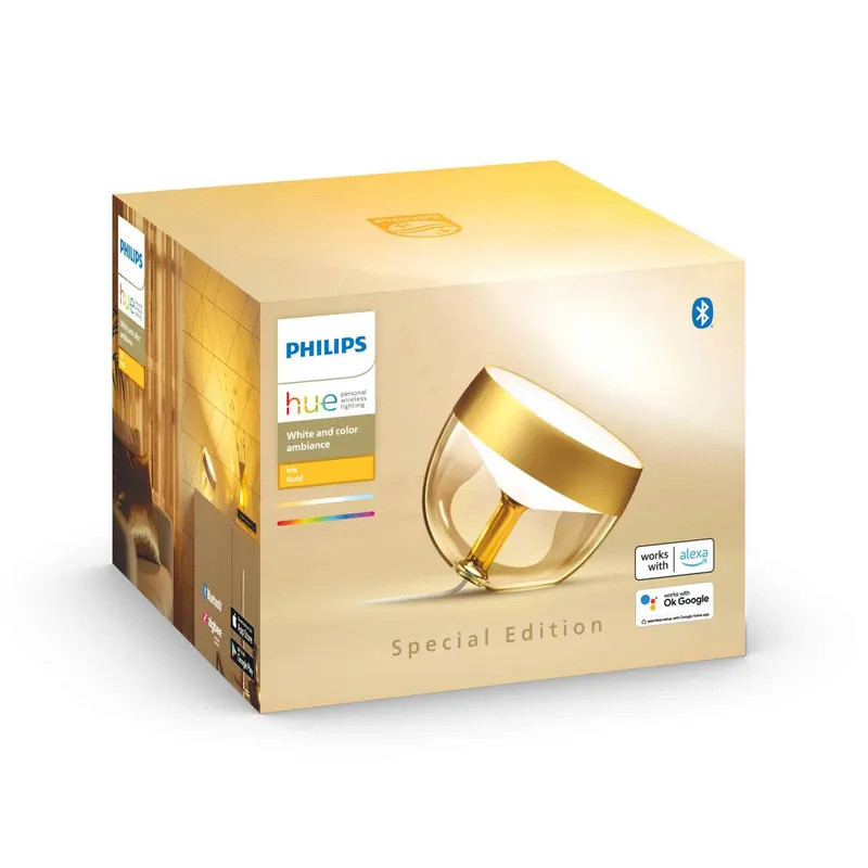 Philips Hue Iris WACA lampa stołowa LED, złota