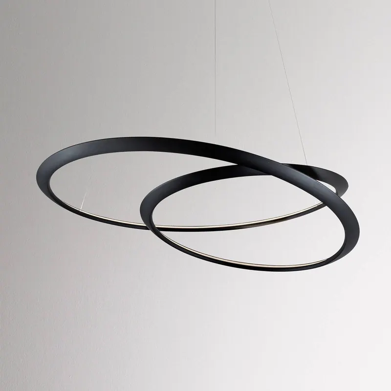 Lampa wisząca Nemo Kepler 2,700K Up Ø110cm czarna