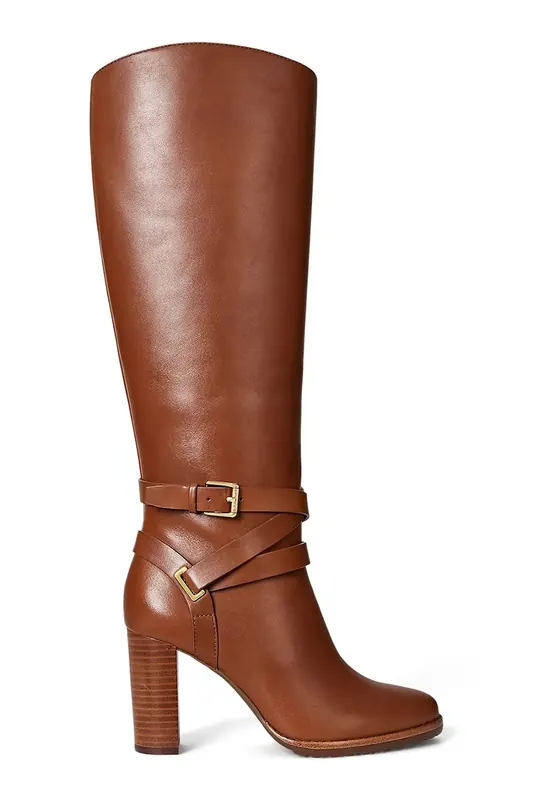 Lauren Ralph Lauren kozaki skórzane Cllns Tl Hl