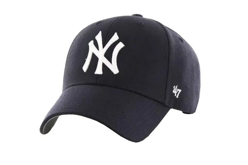 47 Brand MLB New York Yankees Cap B-MVP17WBV-HM, Męskie, Granatowe, czapki z daszkiem, akryl, rozmiar: One size
