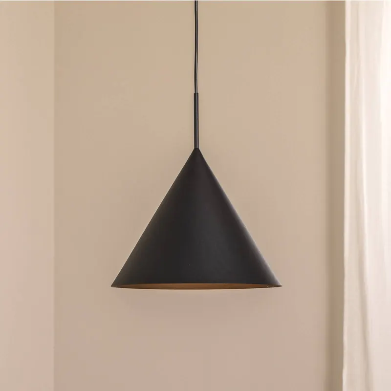 Lampa wisząca Capital, czarna, 1-punktowa, Ø 32 cm, GX53