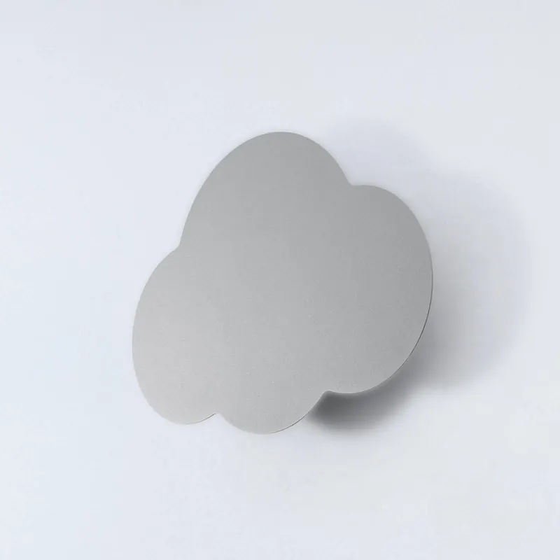 Kinkiet Cloud, szary, szerokość 38 cm, metal, chmura, G9