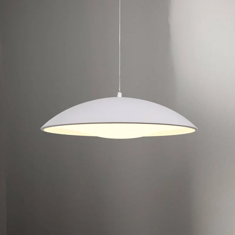 Żyrandol LED LENTE, biały, Ø 40 cm, metalowy, z funkcją Switchdim