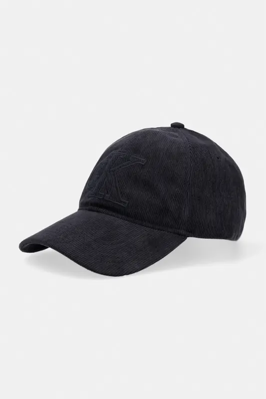 Calvin Klein czapka z daszkiem męska sztruksowa
