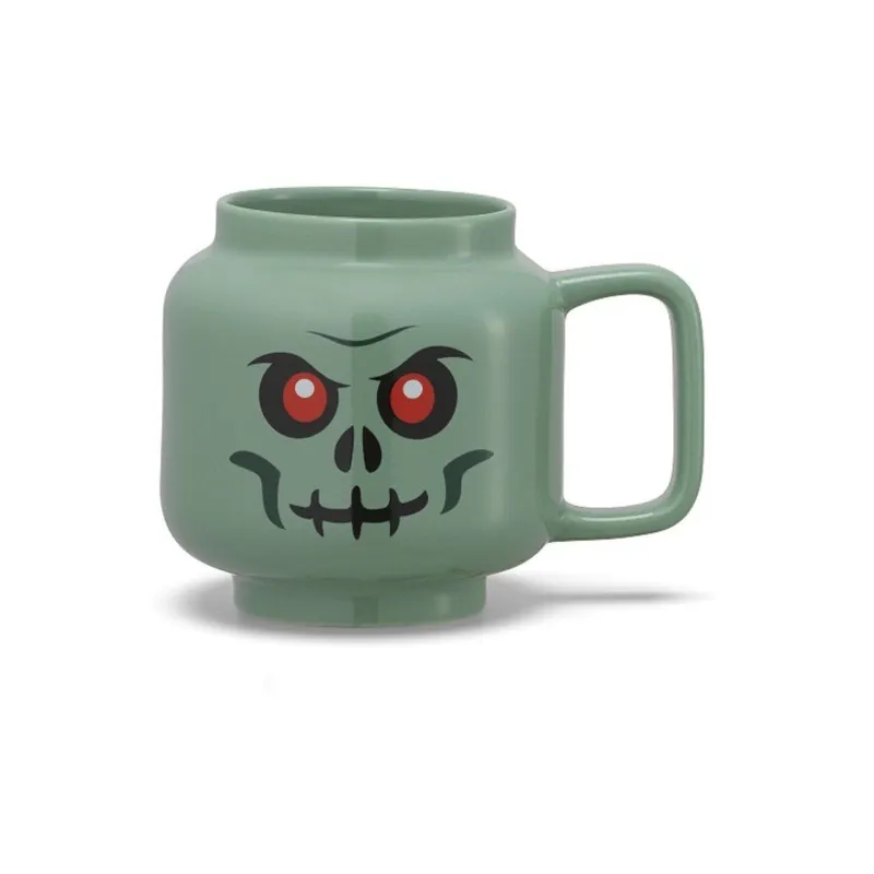 Zielony ceramiczny kubek dla dzieci do latte 255 ml Skeleton – LEGO®