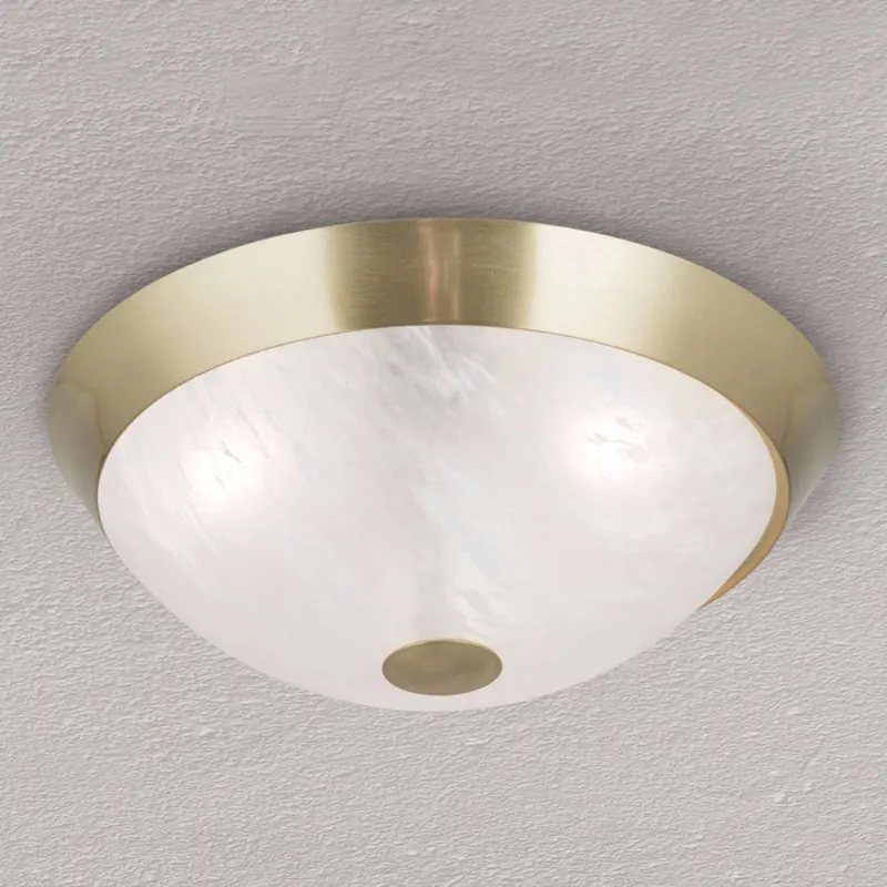 Lampa sufitowa Jaya ze szklanym kloszem, 34 cm
